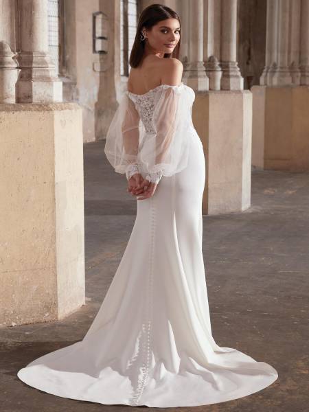 Robe de mariée sirène dentelle Justin Alexander boutique Verona Sposa Marseille