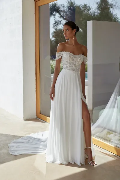 robe de mariée trapèze Adore Candace à Toulon