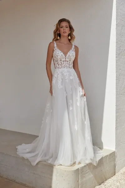 Robe de mariée trapèze Ordell 2025 Adore chez Verona Sposa Marseille.