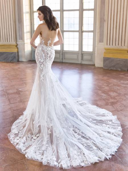 Robe mariée sirène dos nu Justin Alexander boutique Marseille