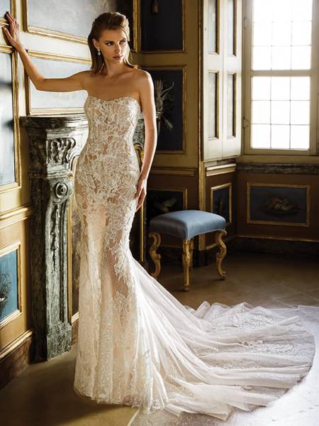 Robe mariée strass paillettes Justin Alexander showroom Aix-en-Provence