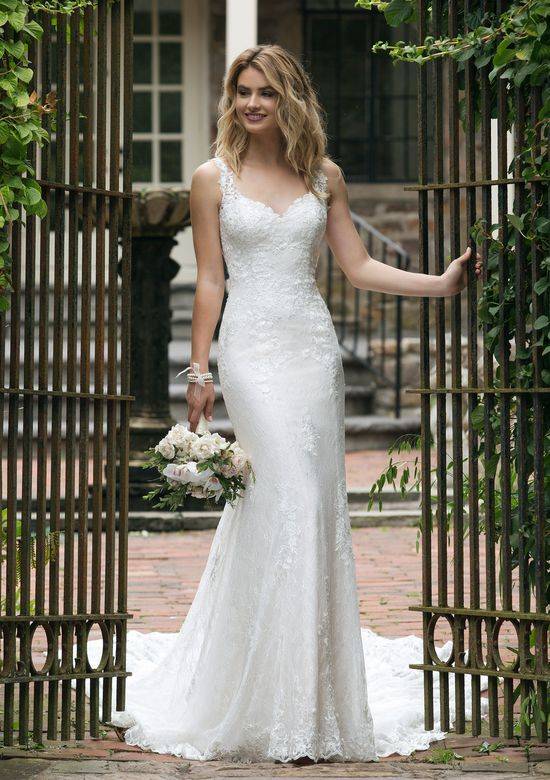 Robe sirène dentelle Chantilly dos nu boutique Verona Sposa Marseille Aix-en-Provence