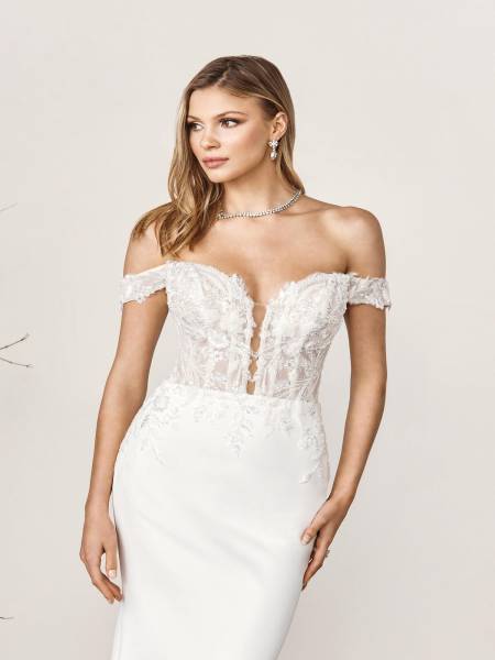  Robe de mariée trompette élégante Verona Sposa Marseille