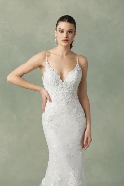 Robe sirène dentelle Justin Alexander Felix 88311 essayage boutique Vérona Sposa Marseille