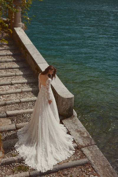 Robe de mariée à manches amovibles Justin Alexander Isley 88393 essayée chez Verona Sposa Marseille