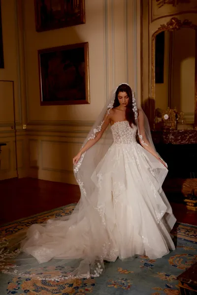 robe de princesse Justin Alexander Jaelyn chez Verona Sposa Marseille.
