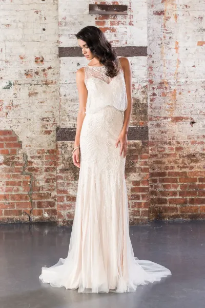 Robe mariée Gatsby Justin Alexander showroom Toulon Marseille