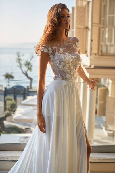 robe de mariée bohème fluide milla nova sur marseille proche d'Aix en Provence