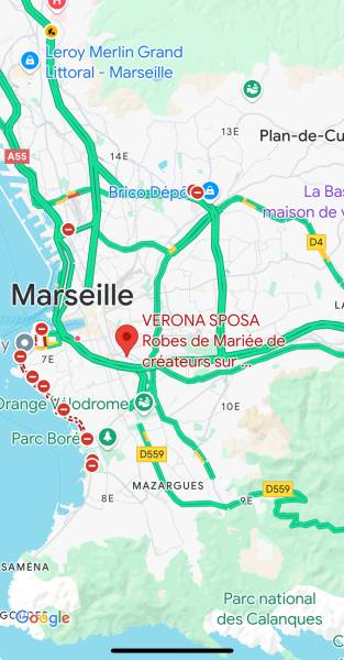showroom degrand choix  robes de mariée à tarifs abordables Vérona Sposa sur Marseille