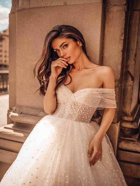 robe de mariée forme princesse milla nova sur marseille