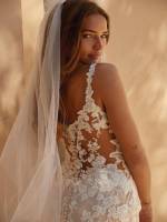 Notre zone d'activité pour ce service Robe de mariée fourreau simple fluide pour un mariage bohème chic