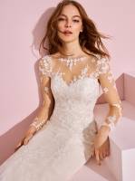 Notre zone d'activité pour ce service Robes de mariée princesse manches longues en dentelle pas chères